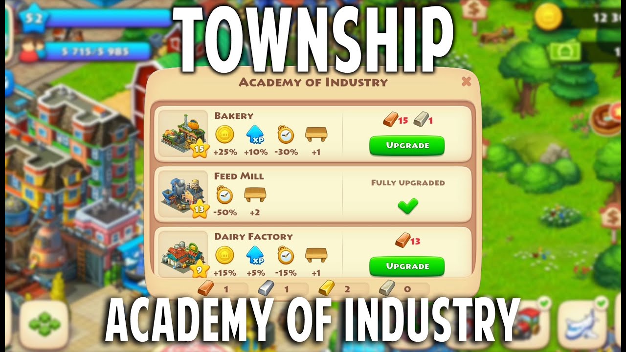 TOWNSHIP - How to utilize the ACADEMY OF INDUSTRY to UPGRADE FAST (advice and tips!)