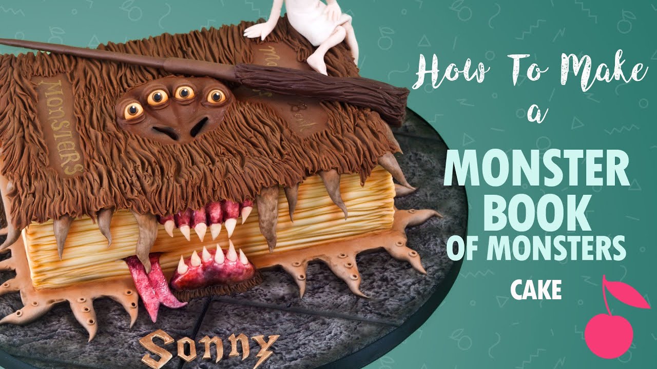 The Monster Book of Monsters Cake Tutorial | Harry Potter | How To | Cherry School