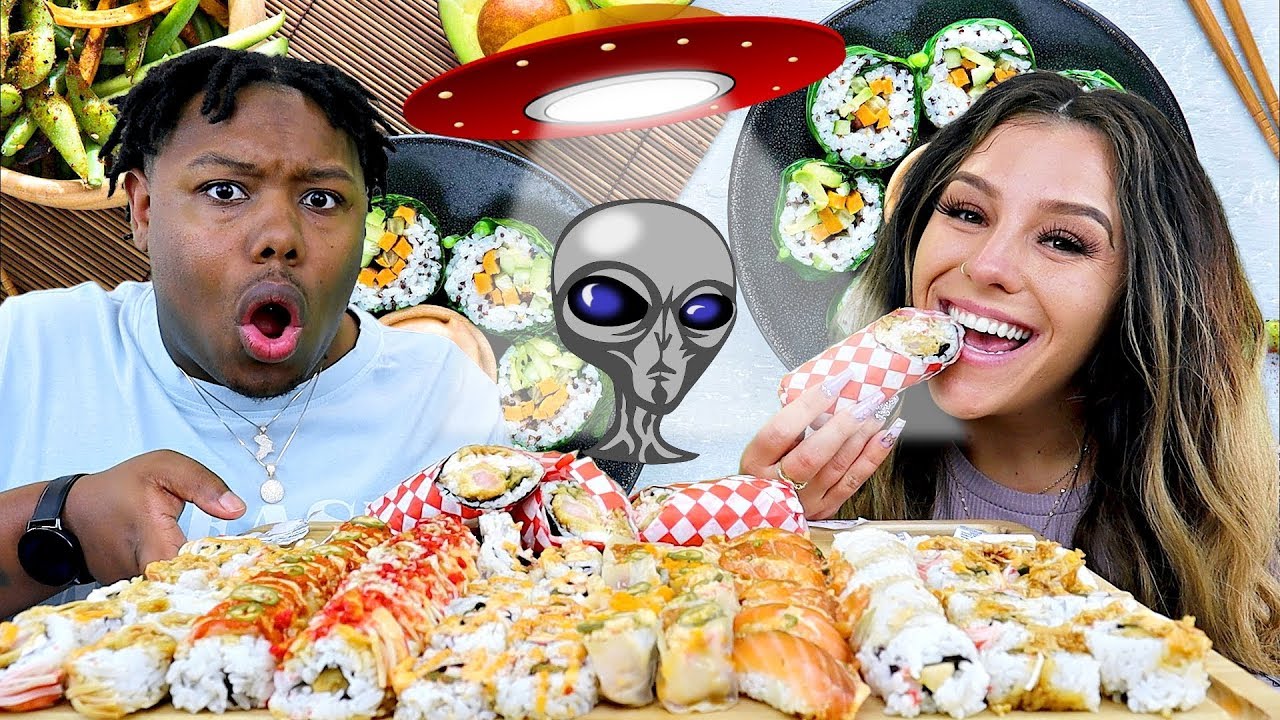 Мы не одни👽🛸Суши Мукбанг🍣🍙
