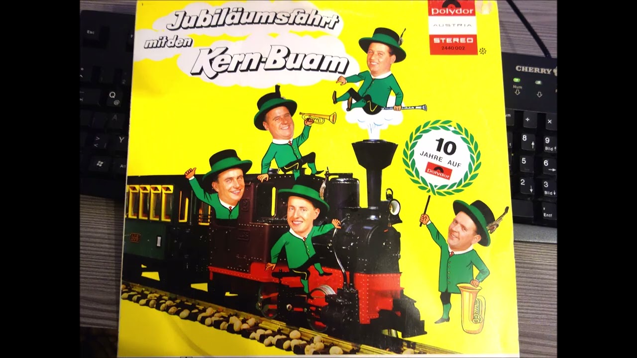 jubil&auml;umsfahrt mit den  kern buam 12 titel  1977