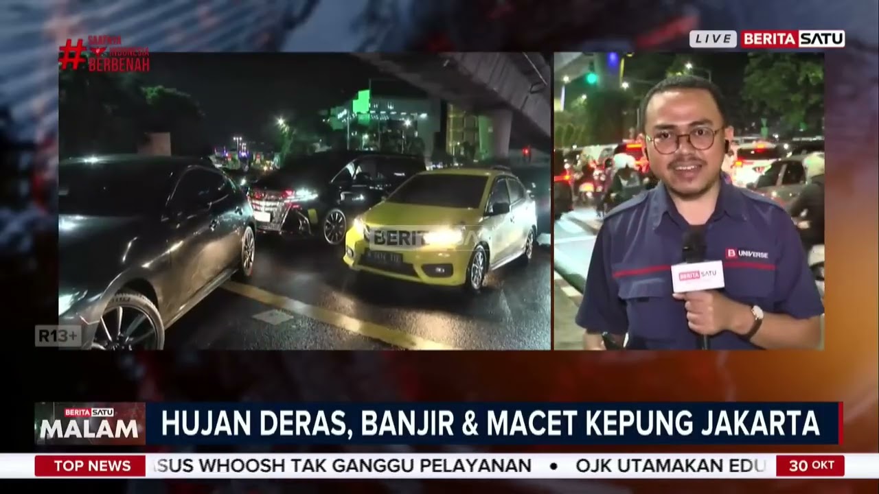 Diguyur Hujan Deras, Banjir dan Macet Kepung Jakarta #Beritasatu