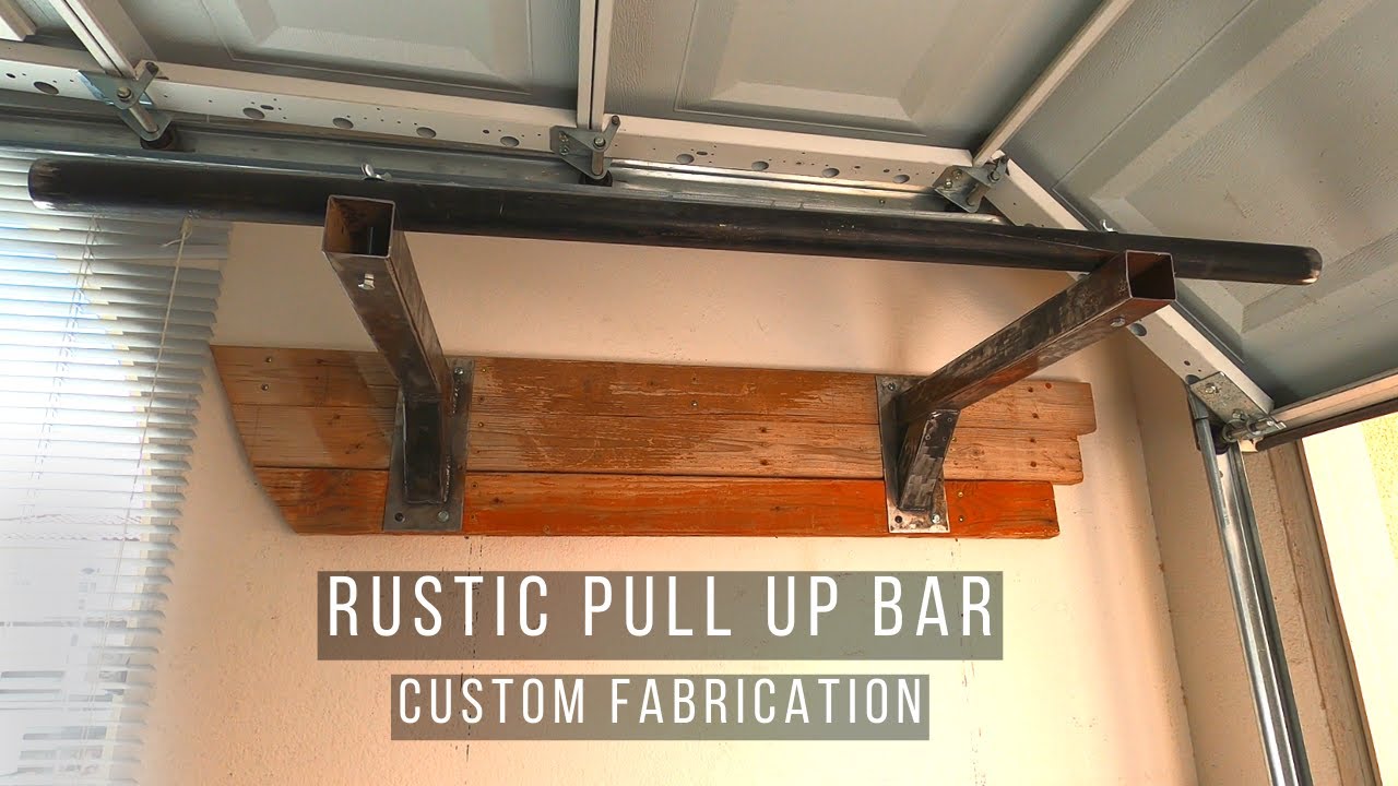 Building Custom Fabricated Wall Mounted Pull Up Bar Out of Scrap Metal