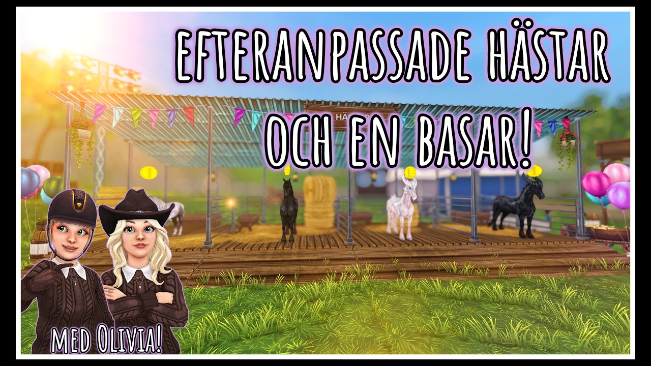 AIR STAR -Efteranpassade hästar och en basar!