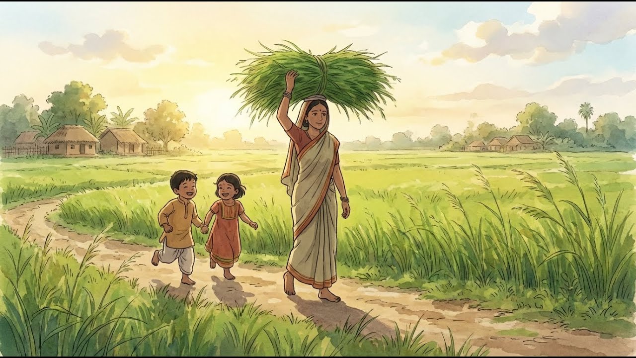 A Cozy Day in Village Life || Ghibli Style Inspired Peaceful Morning to Night