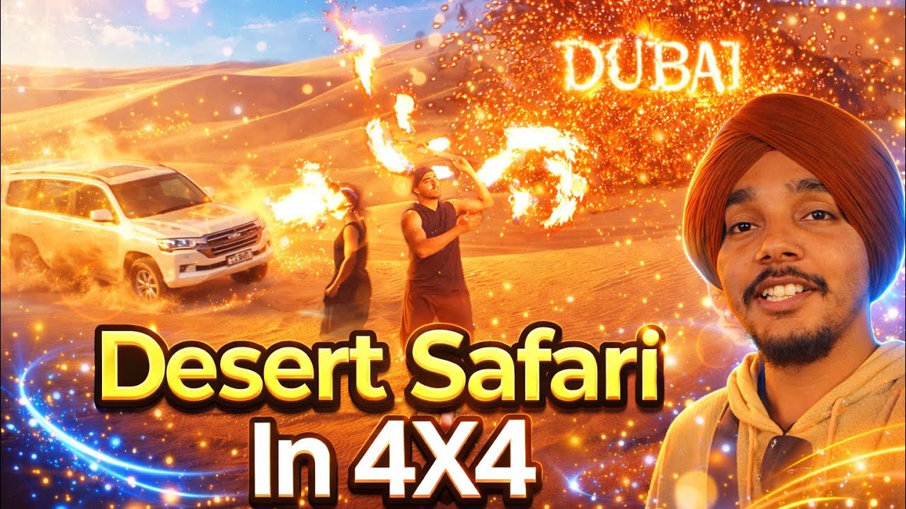My Experience in Desert Safari 🤓| dubaiVlogs-5 | UdayVlogsz |