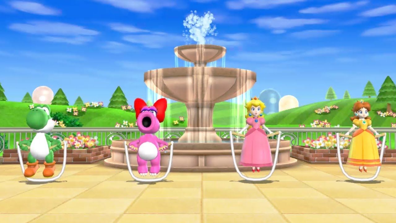 Mario Party 9 - Yoshi vs Birdo vs Peach vs Daisy (Minigames) #13