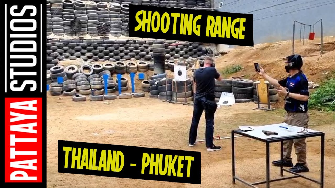 Thailand-Phuket🌴🏴‍☠️ Shooting Range Pumpgun und Glock schiessen 🏴‍☠️🌴