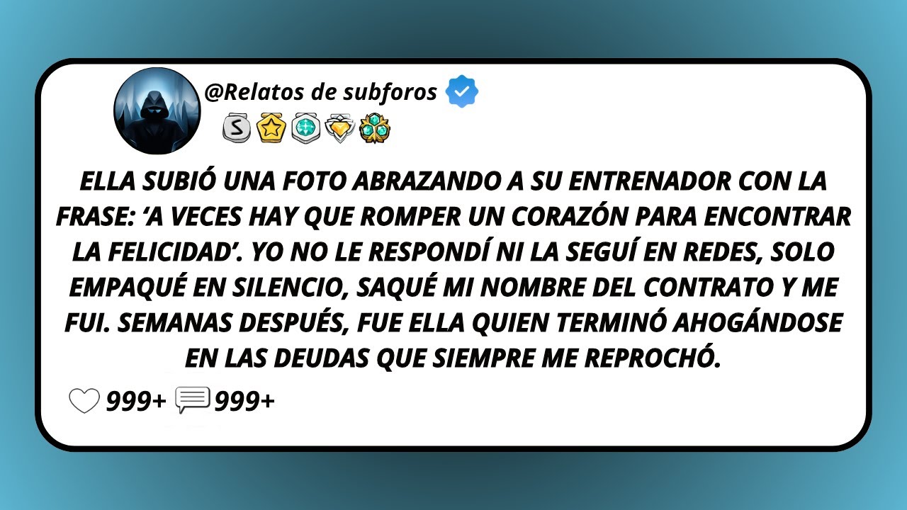 Ella Subió Una Foto Abrazando A Su Entrenador Con La Frase: ‘A Veces Hay Que Romper Un Corazón...
