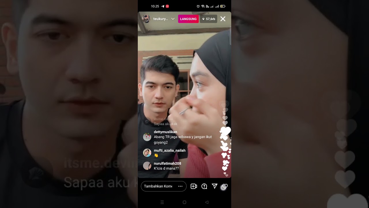 LIVE IG Tengku ryan dan ria ricis SO SWEET BANGETTT