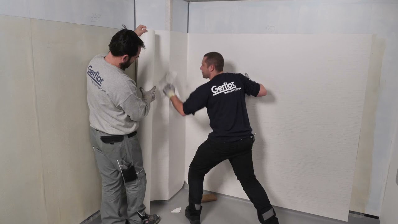 Revêtement mural - Tuto de pose collée horizontale