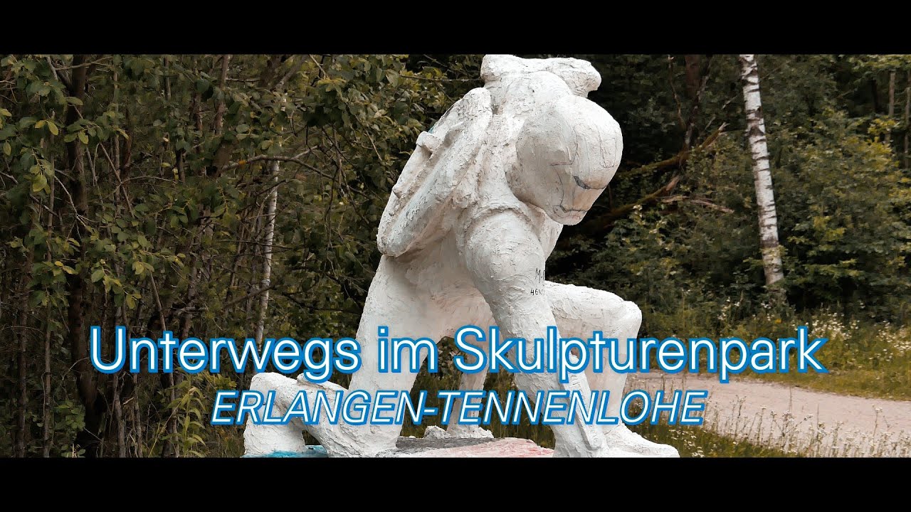 Unterwegs im Skulpturenpark Erlangen-Tennenlohe 4K
