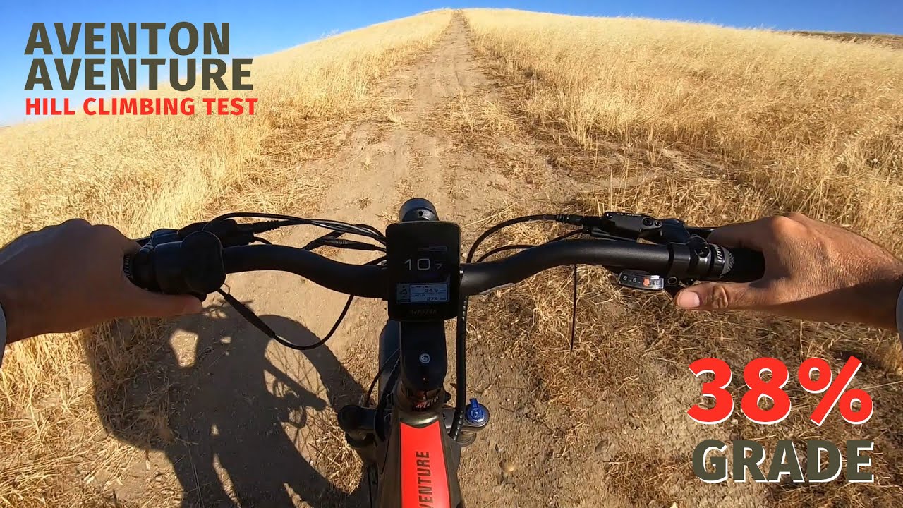 Aventon Aventure покоряет БЕЗУМНО КРУТЫЕ холмы (уклон более 30%) 