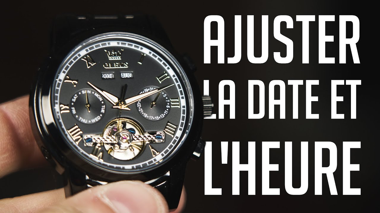 How to set date and time on Olevs Watch