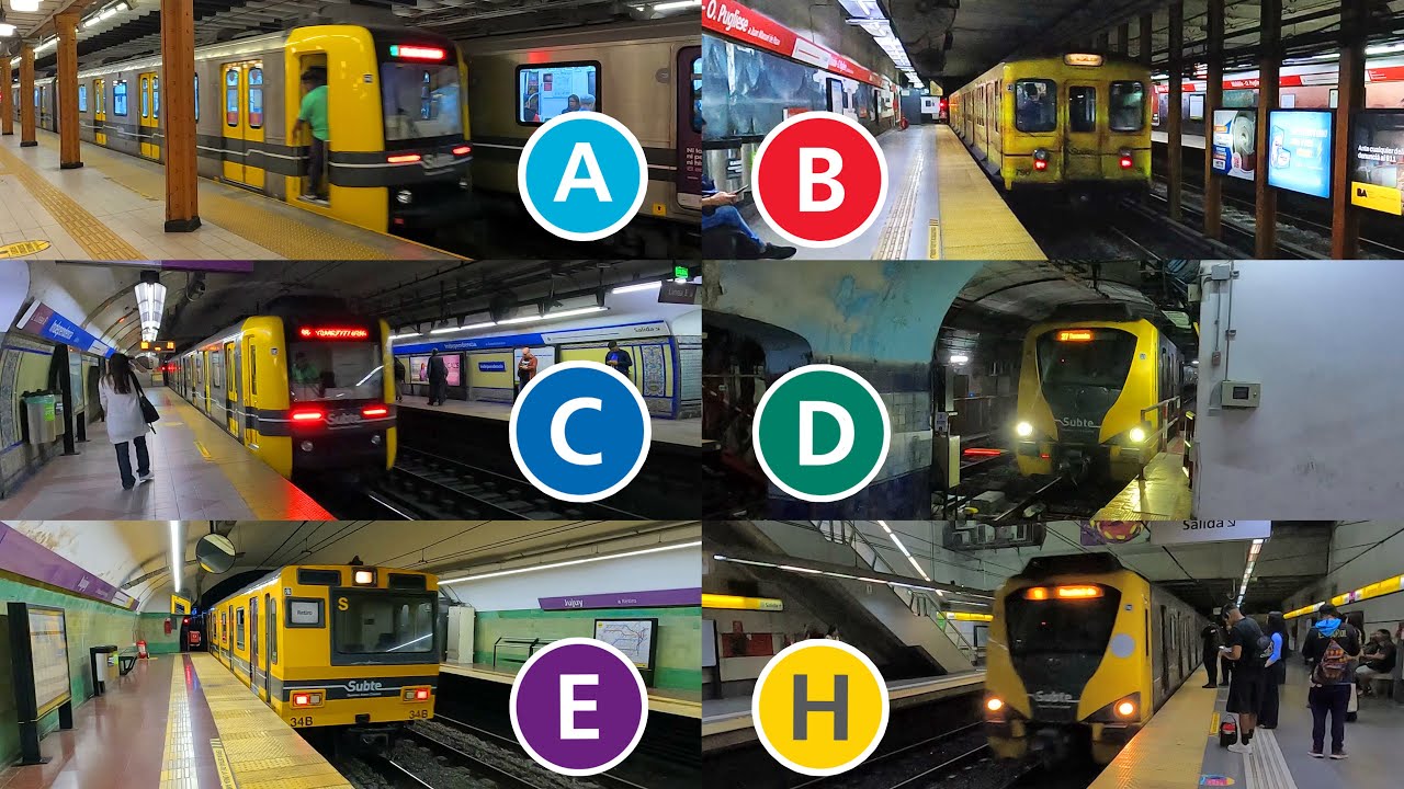 Viajo en todas las l&iacute;neas del SUBTE 🚇con un pasaje! | #subtedebuenosaires