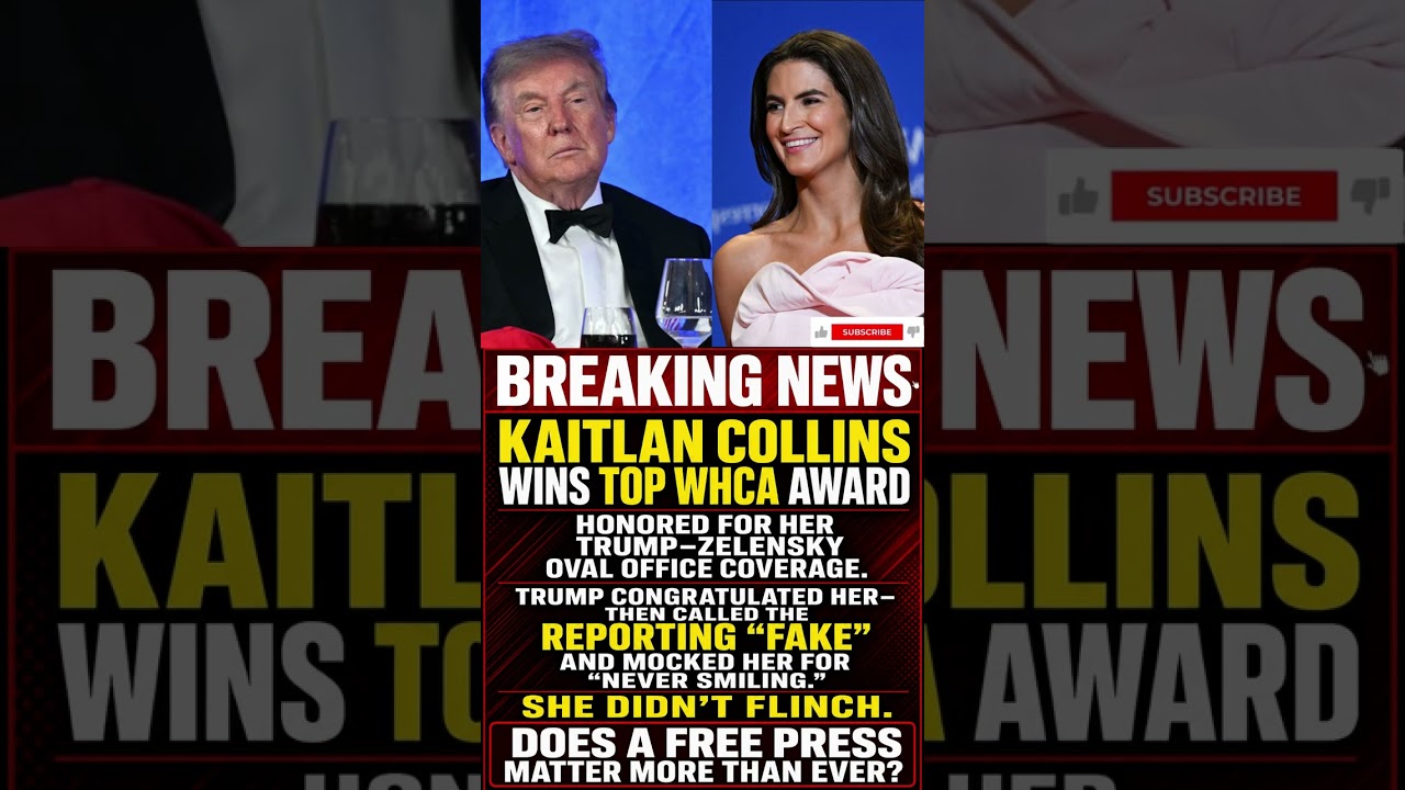 Kaitlan Collins Wins Major Journalism Award as Trump Attacks Her Reporting