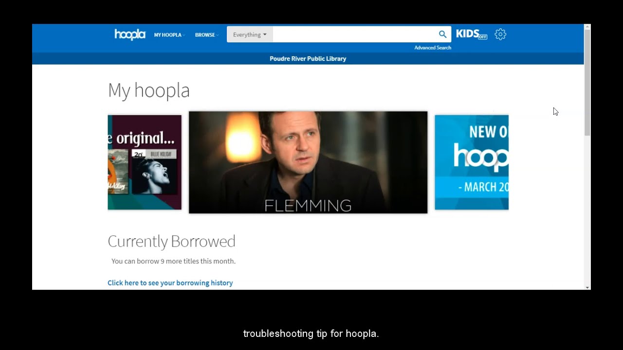Tech Tip: Troubleshooting Hoopla