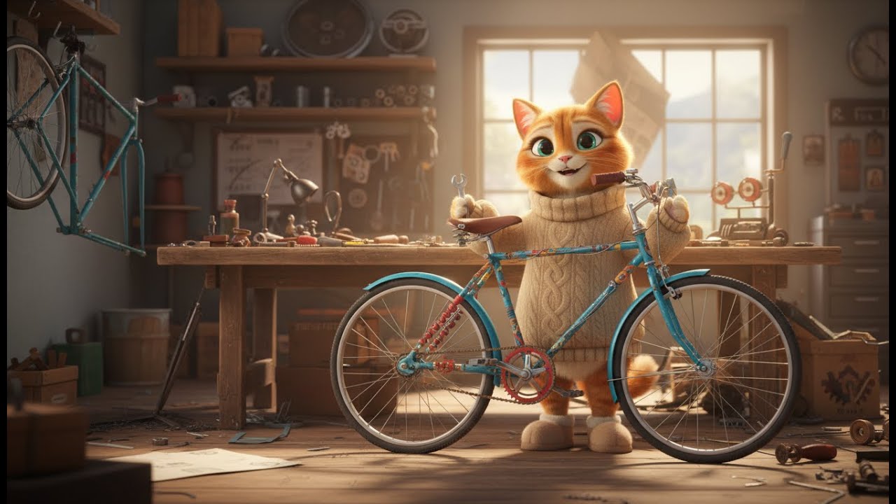 cat mama builds her first diy bicycle amazing resu