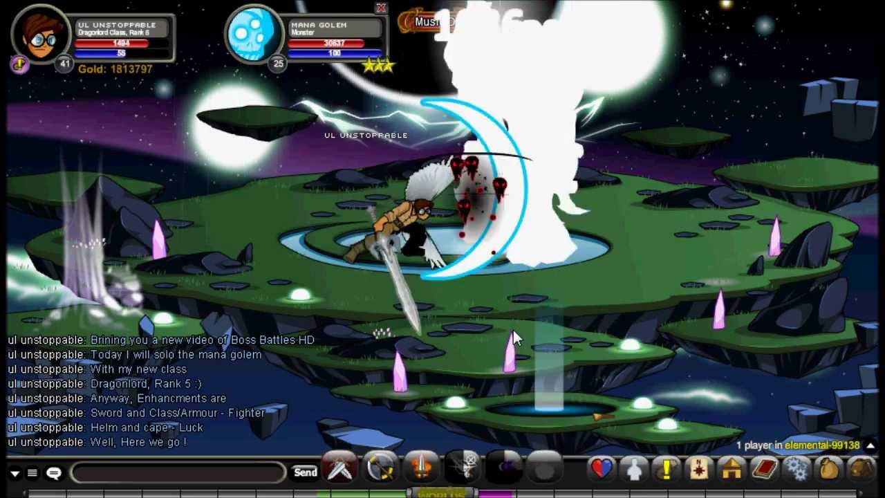 AdventureQuestWorlds I Boss Battles HD I Mana Golem