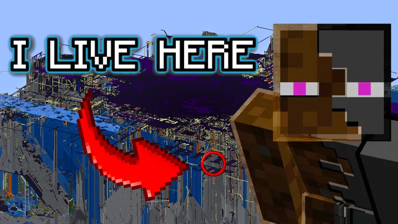 I Hid My Base At The Center Of The Donut SMP