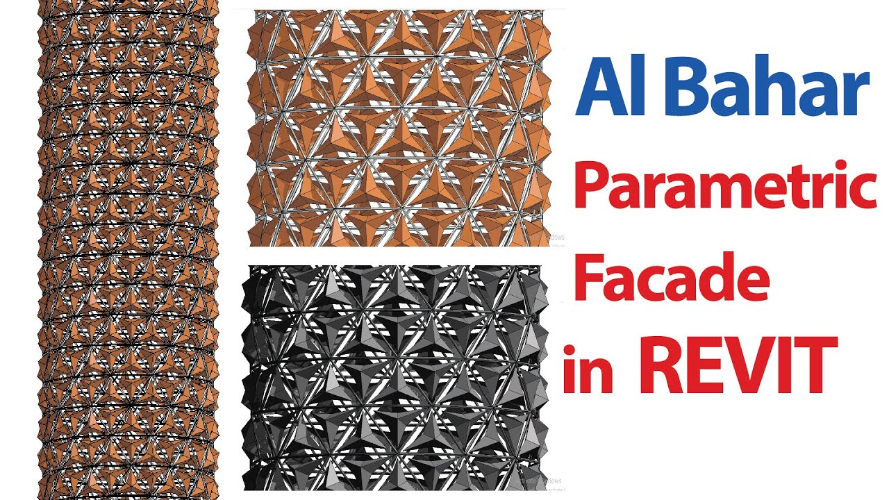 Revit tutorial (Day 29) Albahar parametric facade in revit