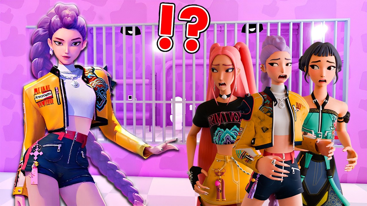 Kpop Demon Hunters Plays Escape Rumi's Prison Run in Roblox