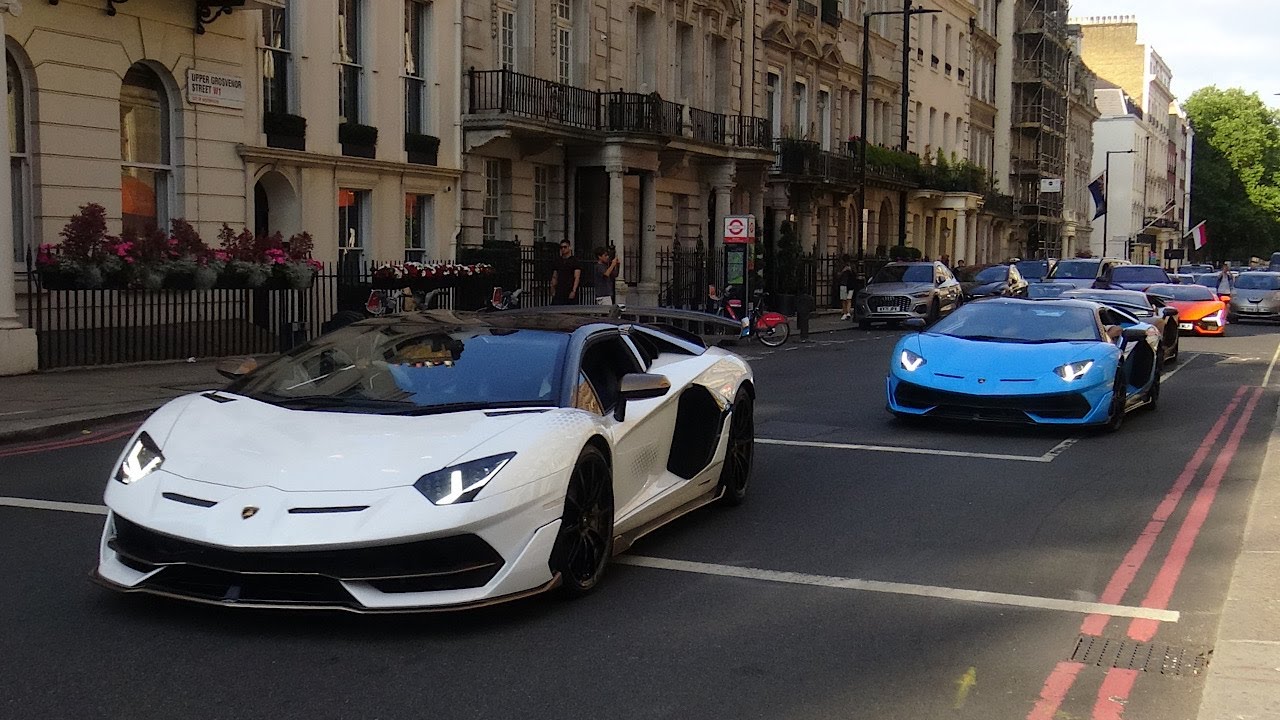 BEST OF LAMBORGHINI SOUNDS in London 2024 Compilation