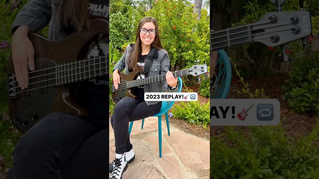 My year in bass. 2023 REPLAY!🎸🔁 #bassist #bassguitar