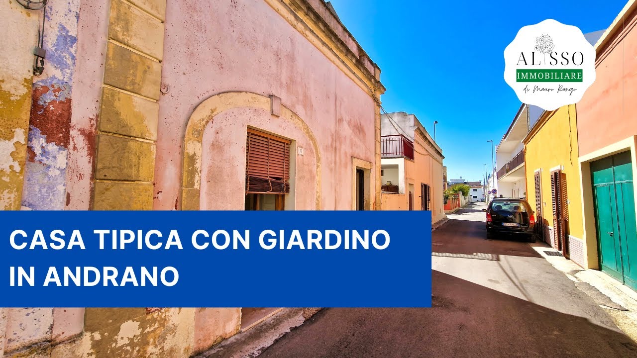 Casa tipica con giardino ad Andrano a pochi minuti dal mare