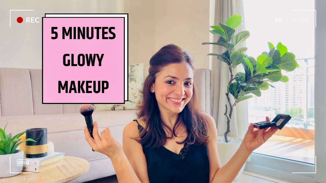 GLOWY ‘NO-MAKEUP’ MAKEUP LOOK IN 5 MINUTES | NO-FUSS EVERYDAY MAKEUP ROUTINE | RASHMI KUMAR