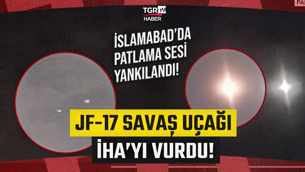 Pakistan Semalarında Hava Düellosu! JF-17 Savaş Uçağı İHA’yı Vurdu! - TGRT Haber