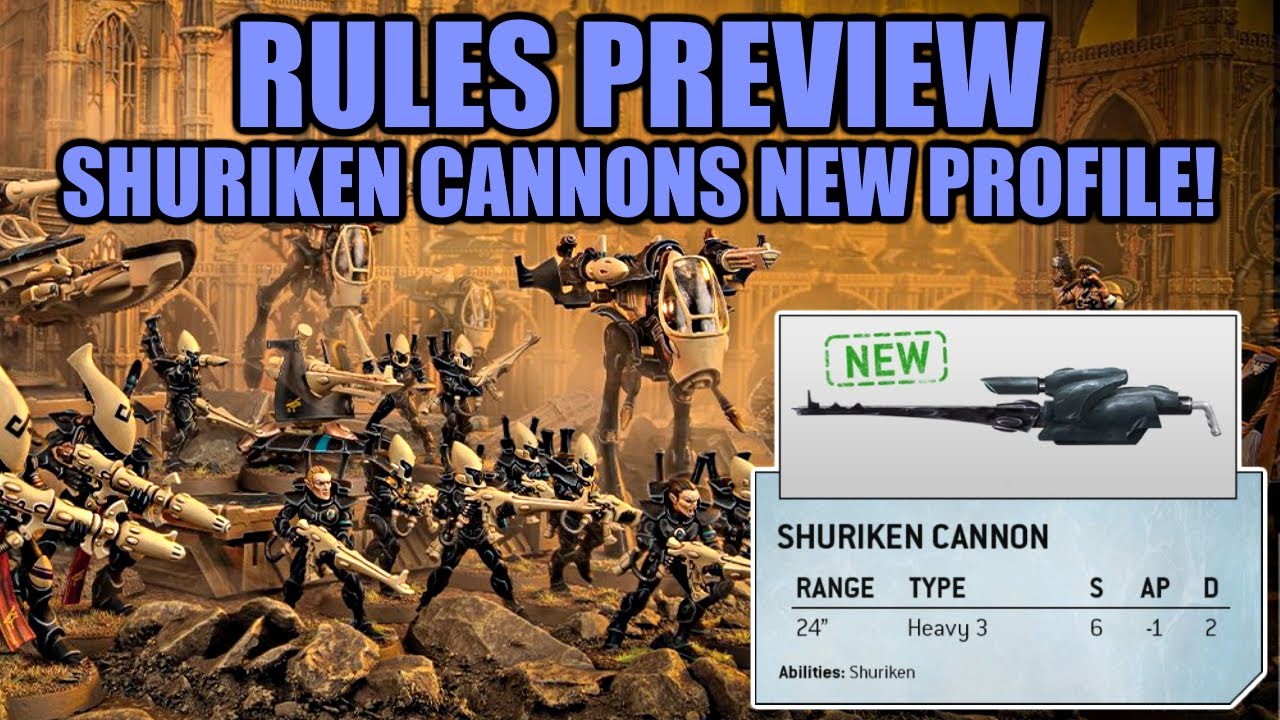 Shuriken Cannons Buffed In The New Eldar Codex! │ Warhammer 40k 9th Edition Rules Preview