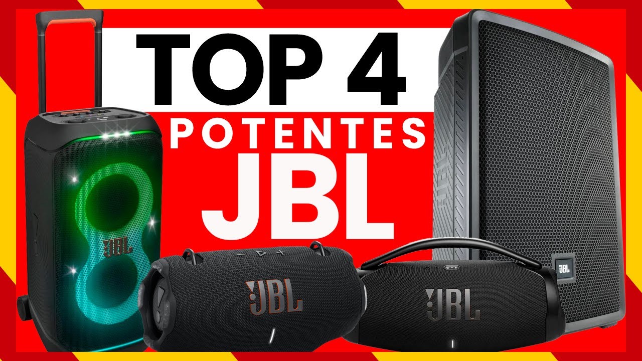 ✅ 4 MEJORES ALTAVOCES BLUETOOTH JBL POTENTES y BARATOS 💥 CALIDAD PRECIO 2026 ✅ PARLANTES PORTATIL 💥