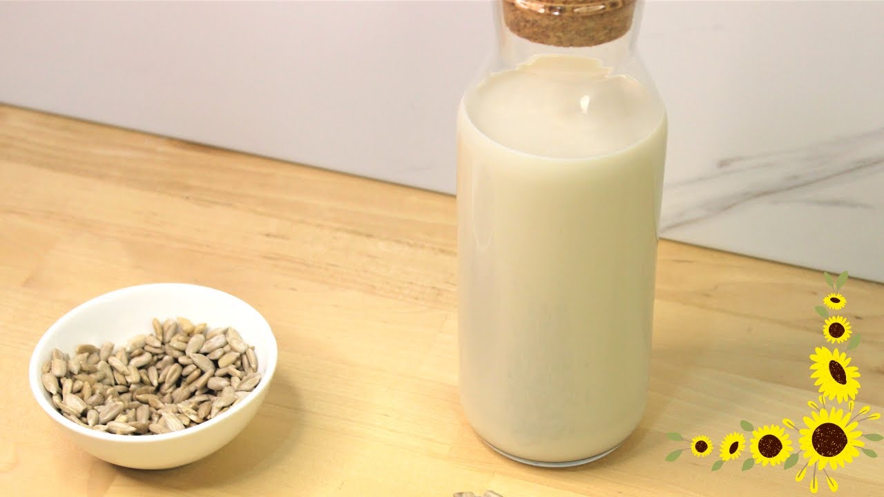 🥛Польза подсолнечного молока💚Подсолнечное молоко КАК ПРИГОТОВИТЬ😏Рецепт ПОДСОЛНЕЧНОГО МОЛОКА🔎