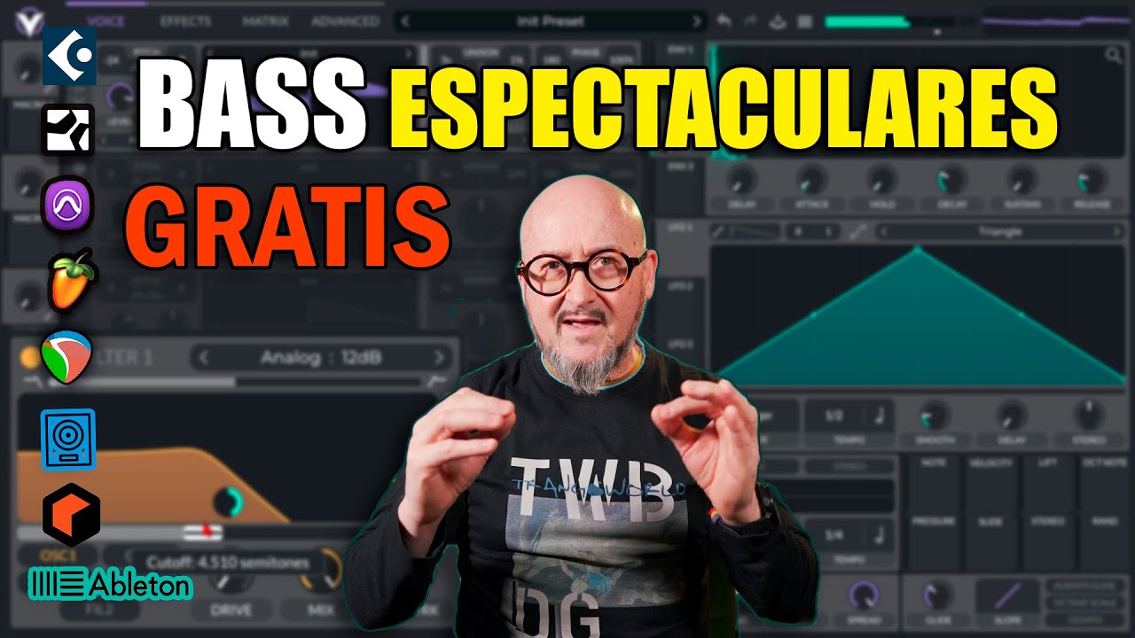 Creación de BASS con el SINTETIZADOR GRATUITO  VITAL [Diseño Sonoro]