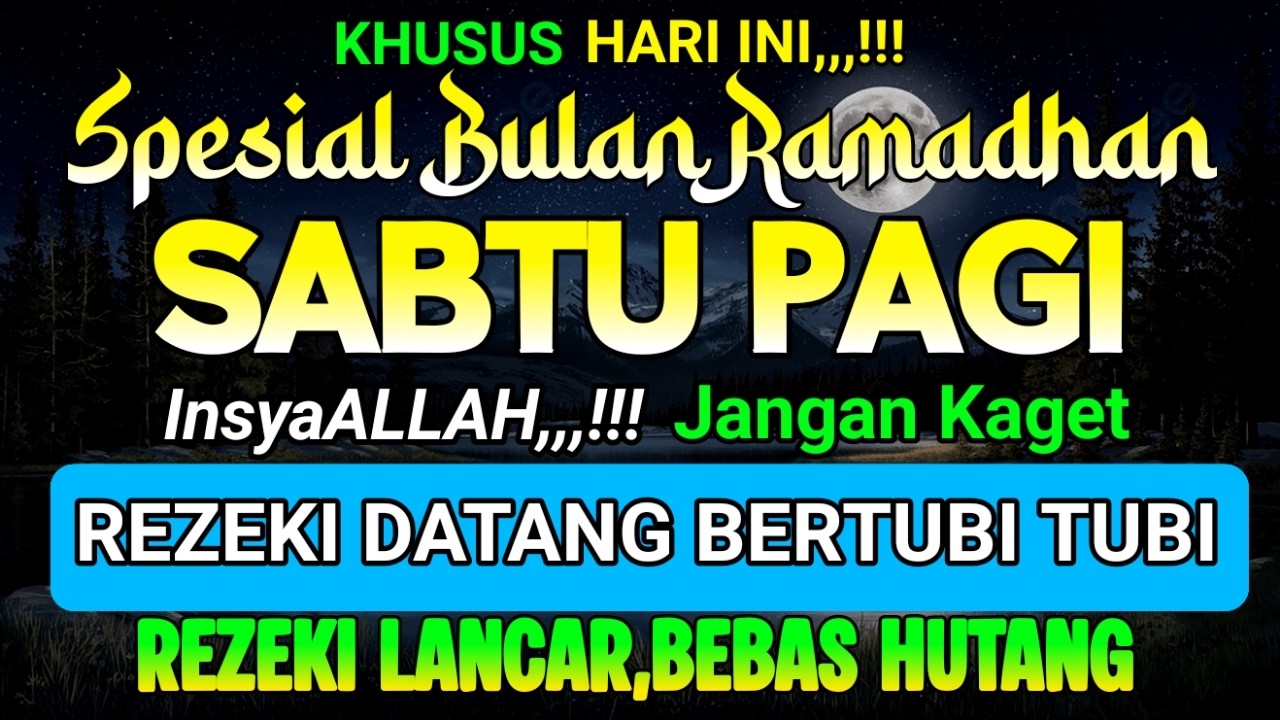 MUSTAJAB | putar dzikir ini jangan kaget rezeki datang bertubi tubi ! PANJANG UMUR DAN DOSA DIAMPUNI