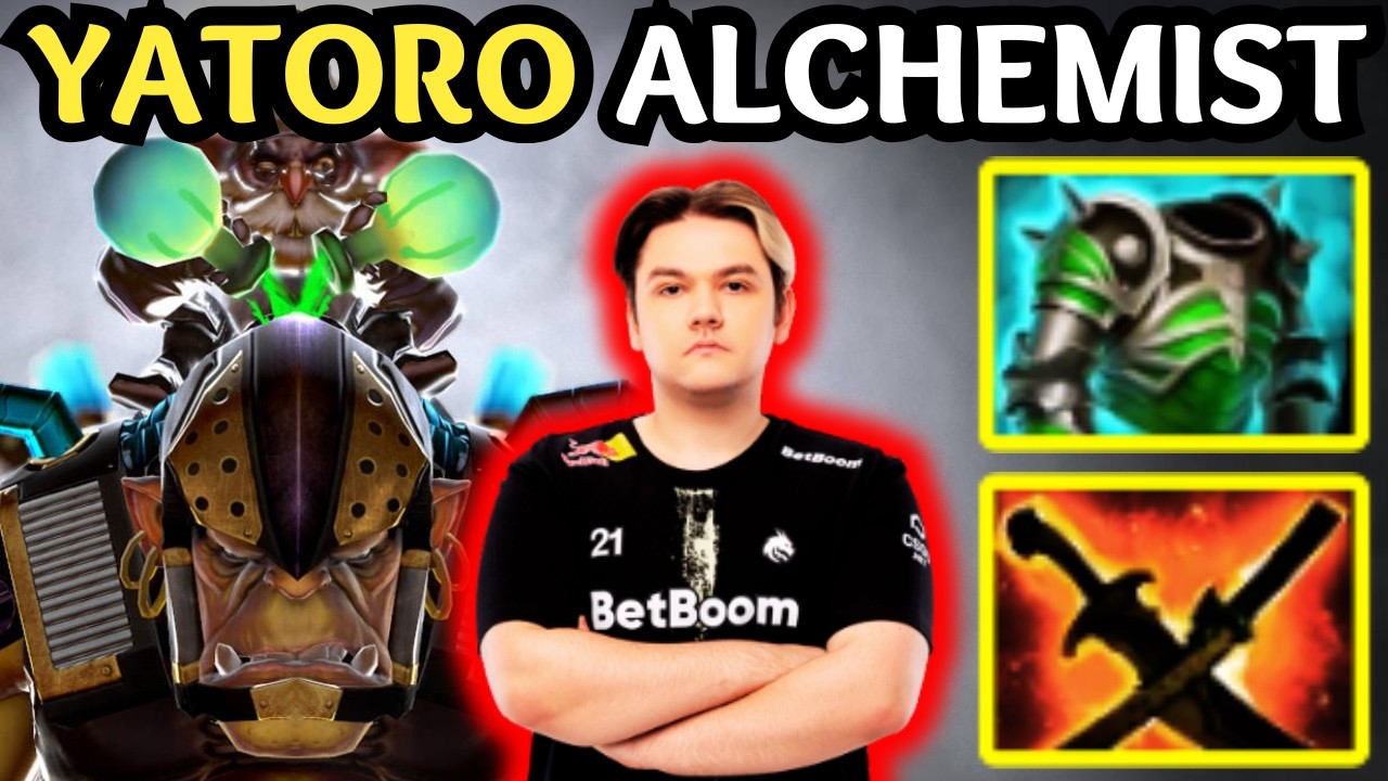 🔥 NEW PATCH 7.41a ALCHEMIST Carry &mdash; YATORO DOMINATION 🔥 | Dota 2 Gameplay