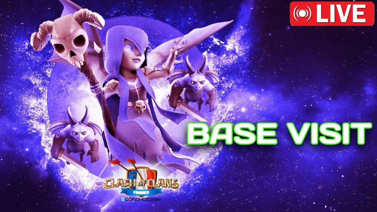 🛑 CLASH OF CLANS BASE VISIT AND WAR ATTACK LIVE 