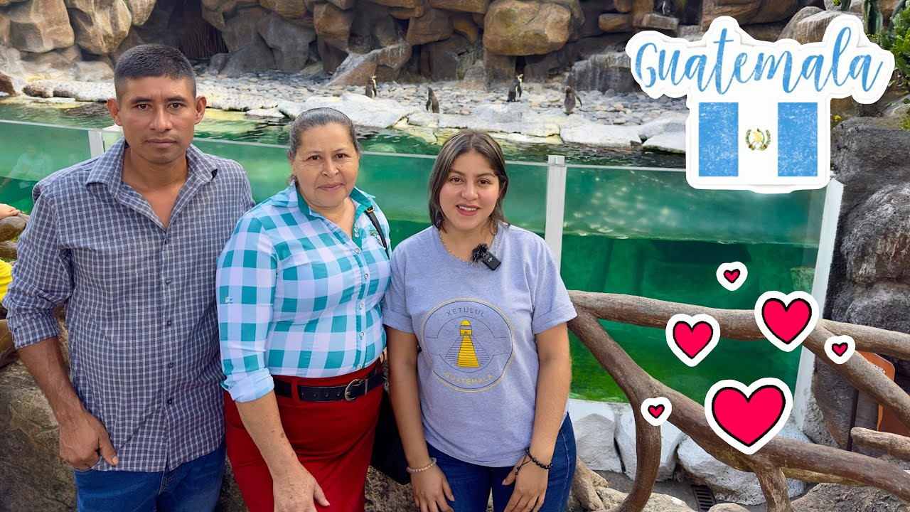 EMOTIVO: LLEVO A MIS PAPÁS A GUATEMALA POR PRIMERA VEZ 🇬🇹 CONOCEN ZOO LA AURORA | Celinaz
