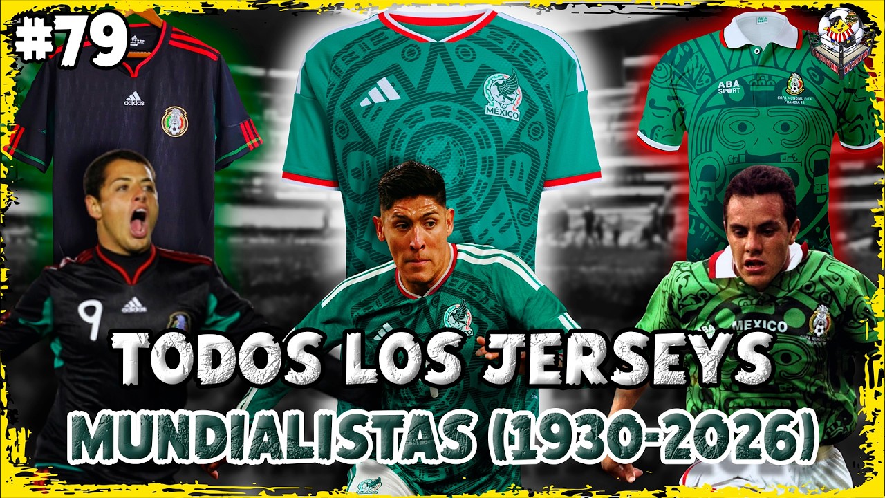 🇲🇽 NUEVA PLAYERA MÉXICO 2026 ADIDAS 👕 | TODOS LOS JERSEYS DEL TRI EN MUNDIALES
