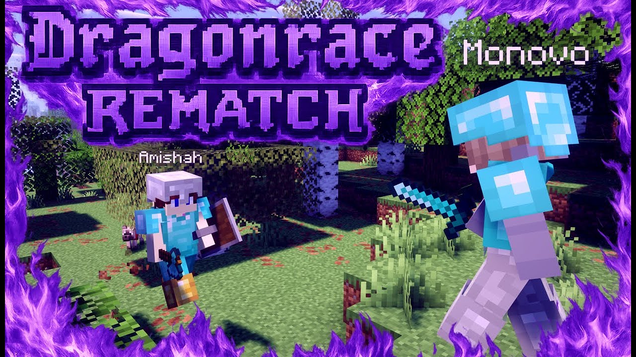 Minecraft, but we race to beat the game REMATCH