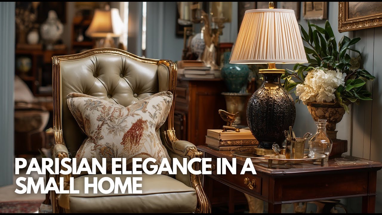 Parisian Elegance in a Small Home: Where Timeless Style Meets Cozy Living
