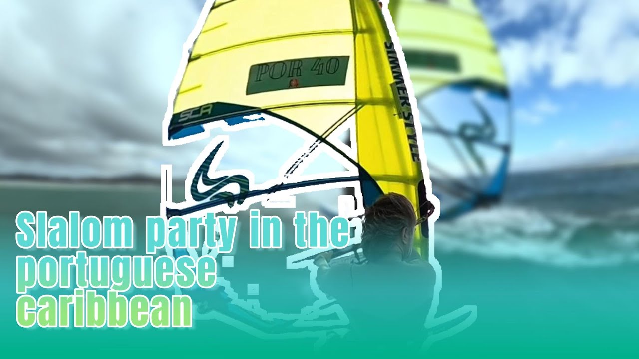 Slalom party in the Portuguese Caribbean