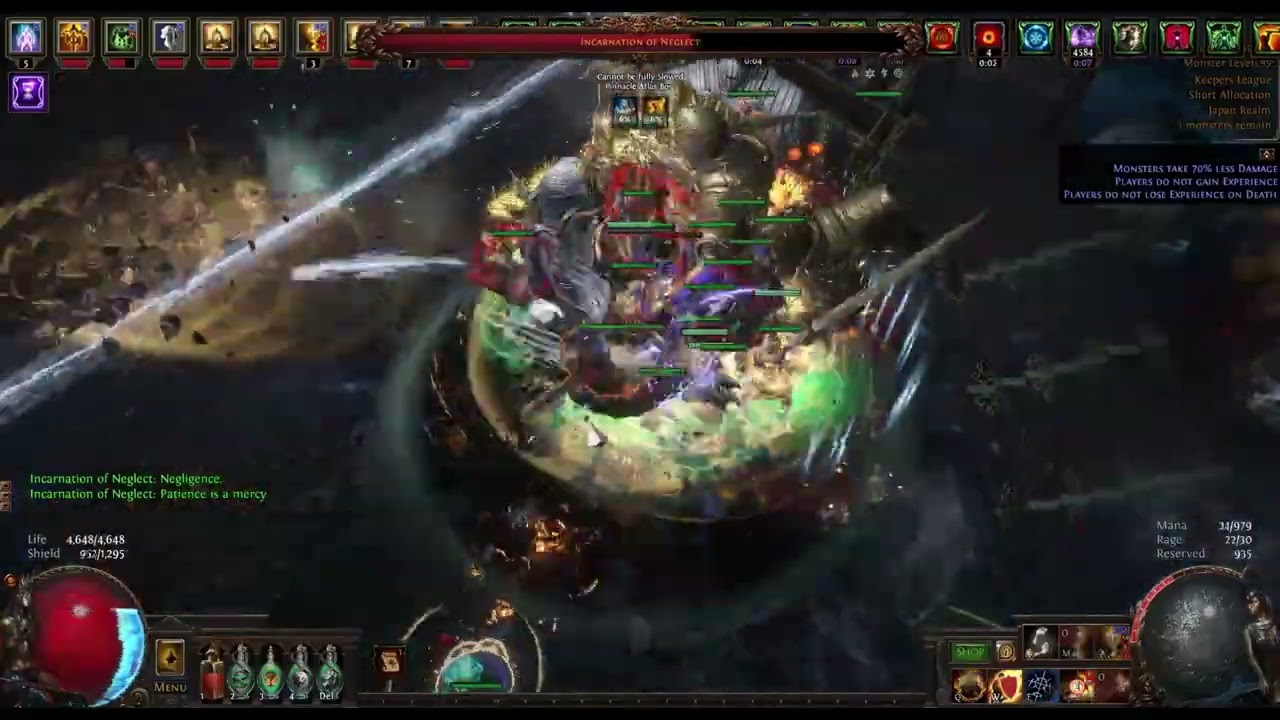 PoE 3.27 Guardian Ult/Chaos Bloodline Dominating Blow vs Uber Neglect