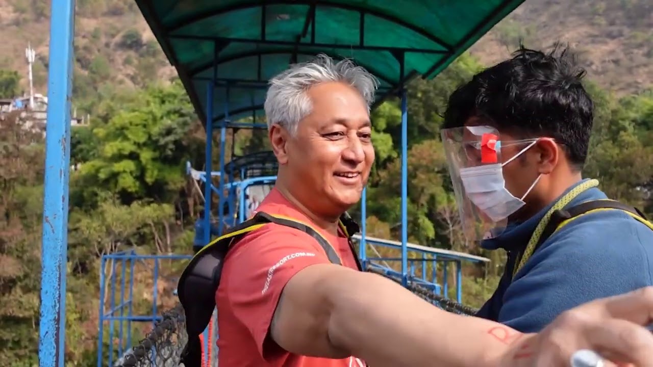 #Backward bungy jump @The Last Resort..Bhotekoshi!