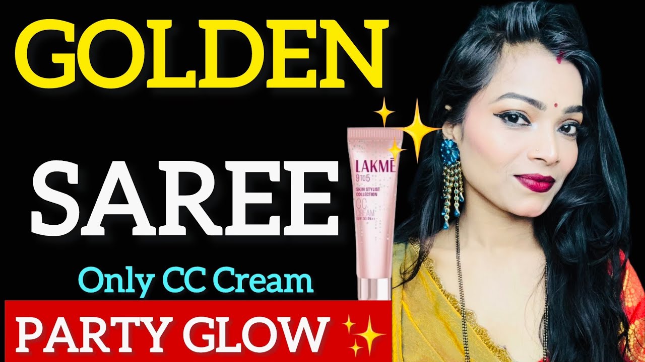 Golden Saree Party Makeup LIVE 💛 | CC Cream se Instant Glow ✨ | BeginnersBindaas Anjal is live