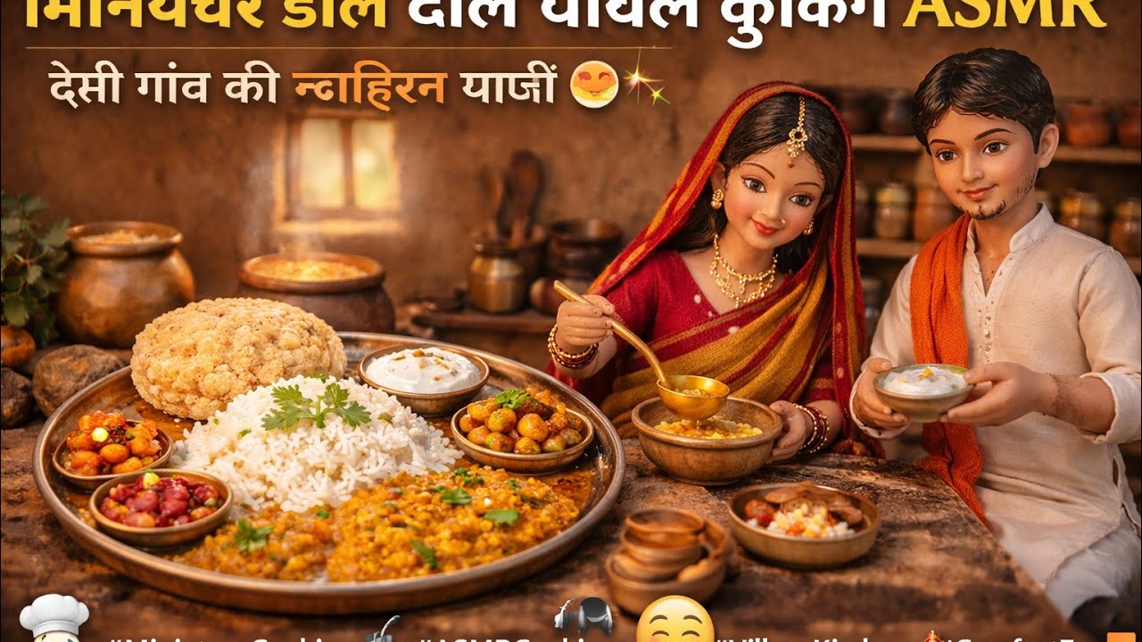 Miniature Doll Kheer Cooking ASMR | Indian Village Tiny Kitchen Sweet Dessert 🏡🍚🥛✨