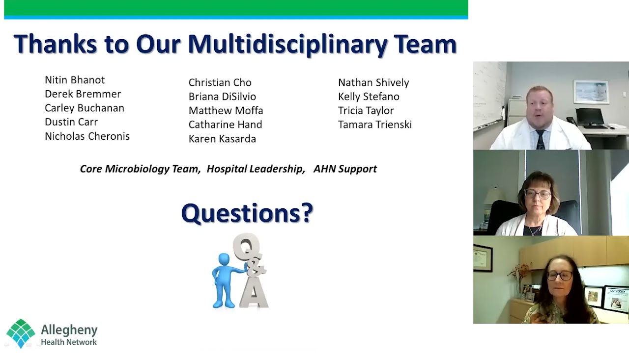 Q&A - Improving Outcomes in Gram Negative Bacteremia: The Laboratory-Stewardship Partnership