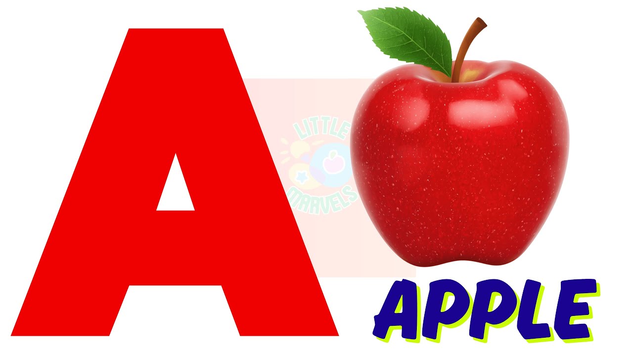 🎶 Sing along Kindergarten Learning Videos | ABC 🍎 Phonics Song : A A Apple