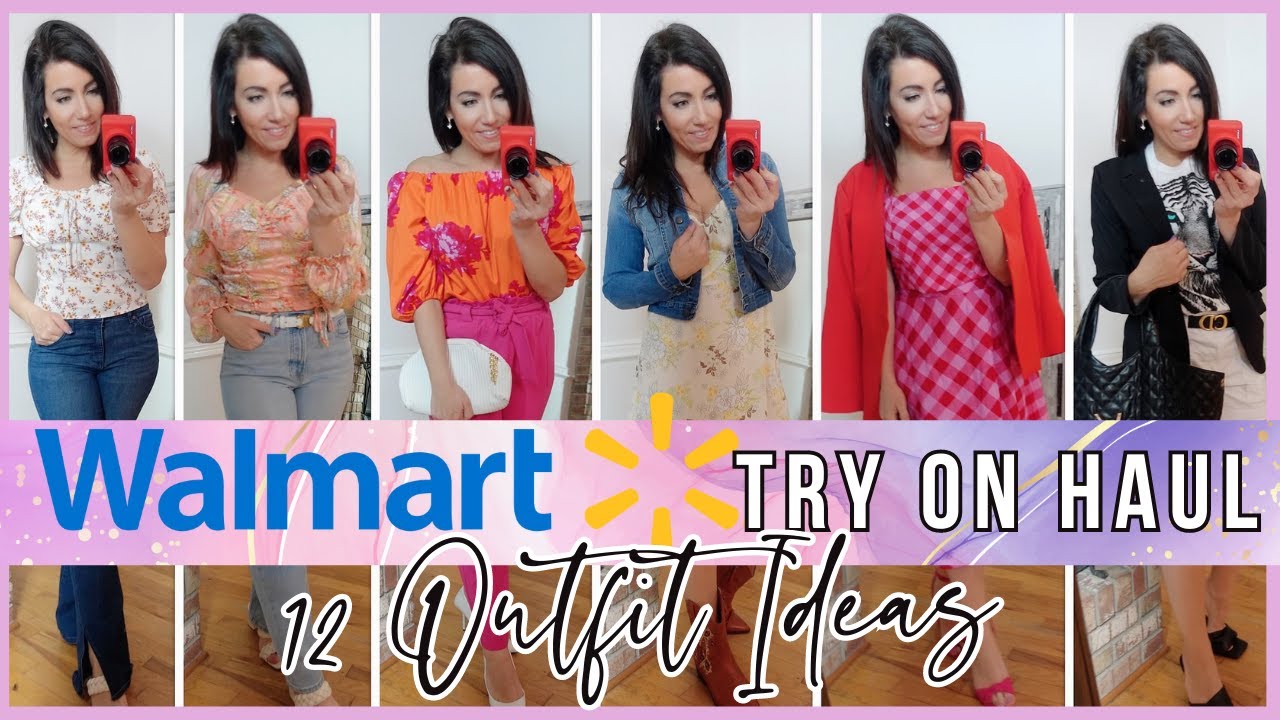 WALMART CLOTHING TRY ON HAUL // 12 SPRING SUMMER OUTFITS //  AFFORDABLE FASHION