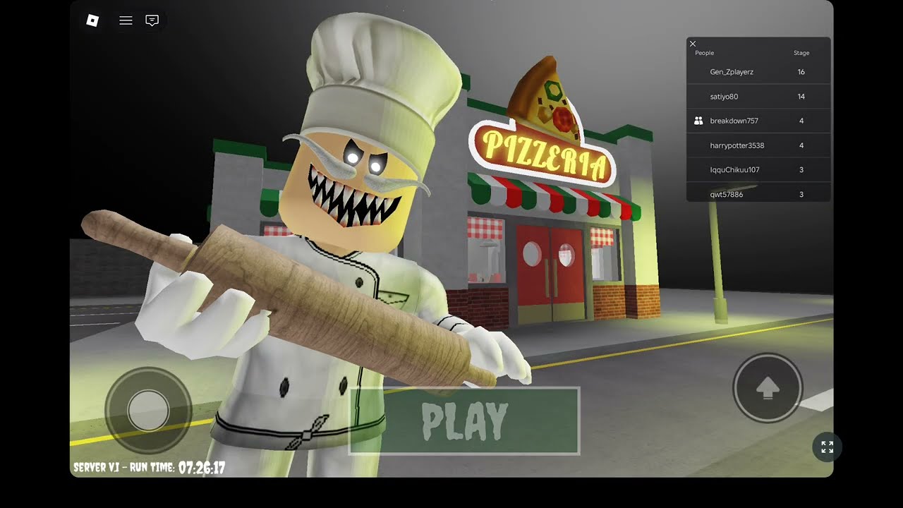 Escape papa pizza's pizzeria (Scary obby) roblox by luminous gaming #luminousgaming 